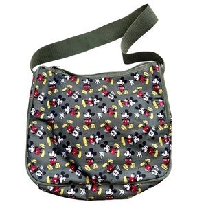 Disney Mickey Mouse Shoulder Bag - Green and Black